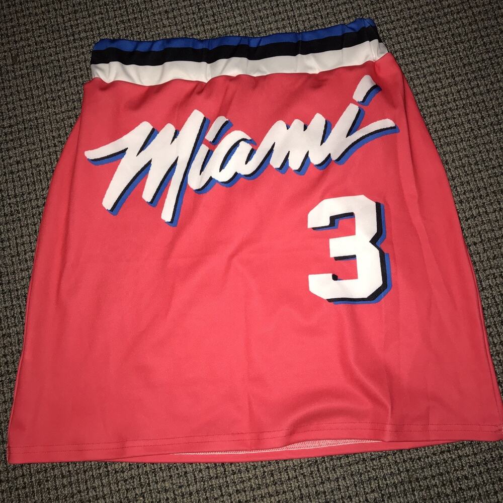 Miami Heat Pink #3 Womens Skirt (Pool Cover) Size Small (medium)